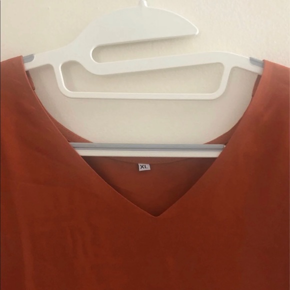 Burnt Orange Caramel Tunic Dress - Picture 3 of 5